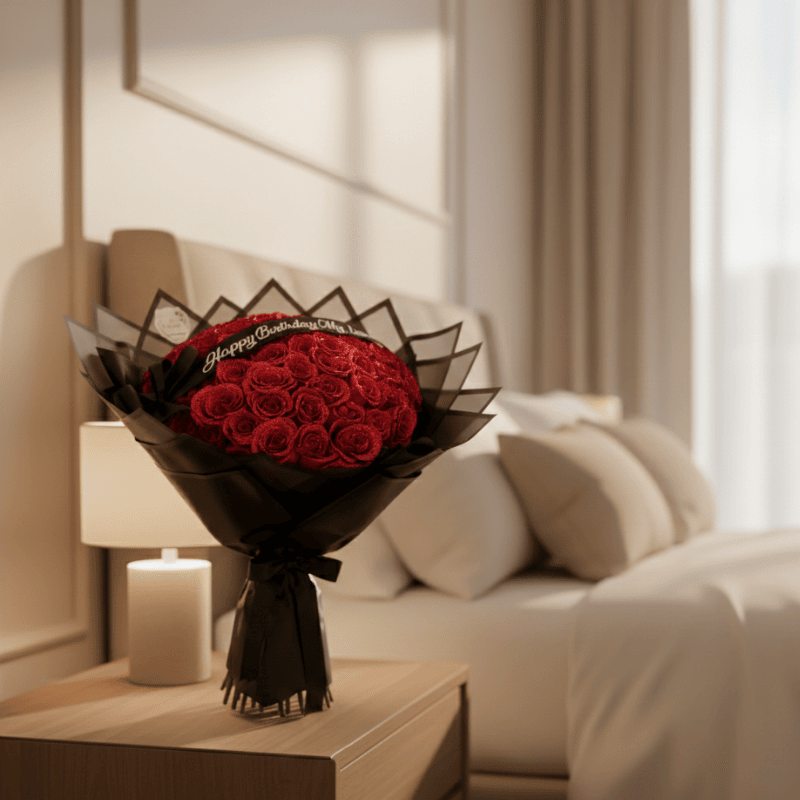 LoveGlow Rosalune Ewige Rose für romantische Wohnkultur