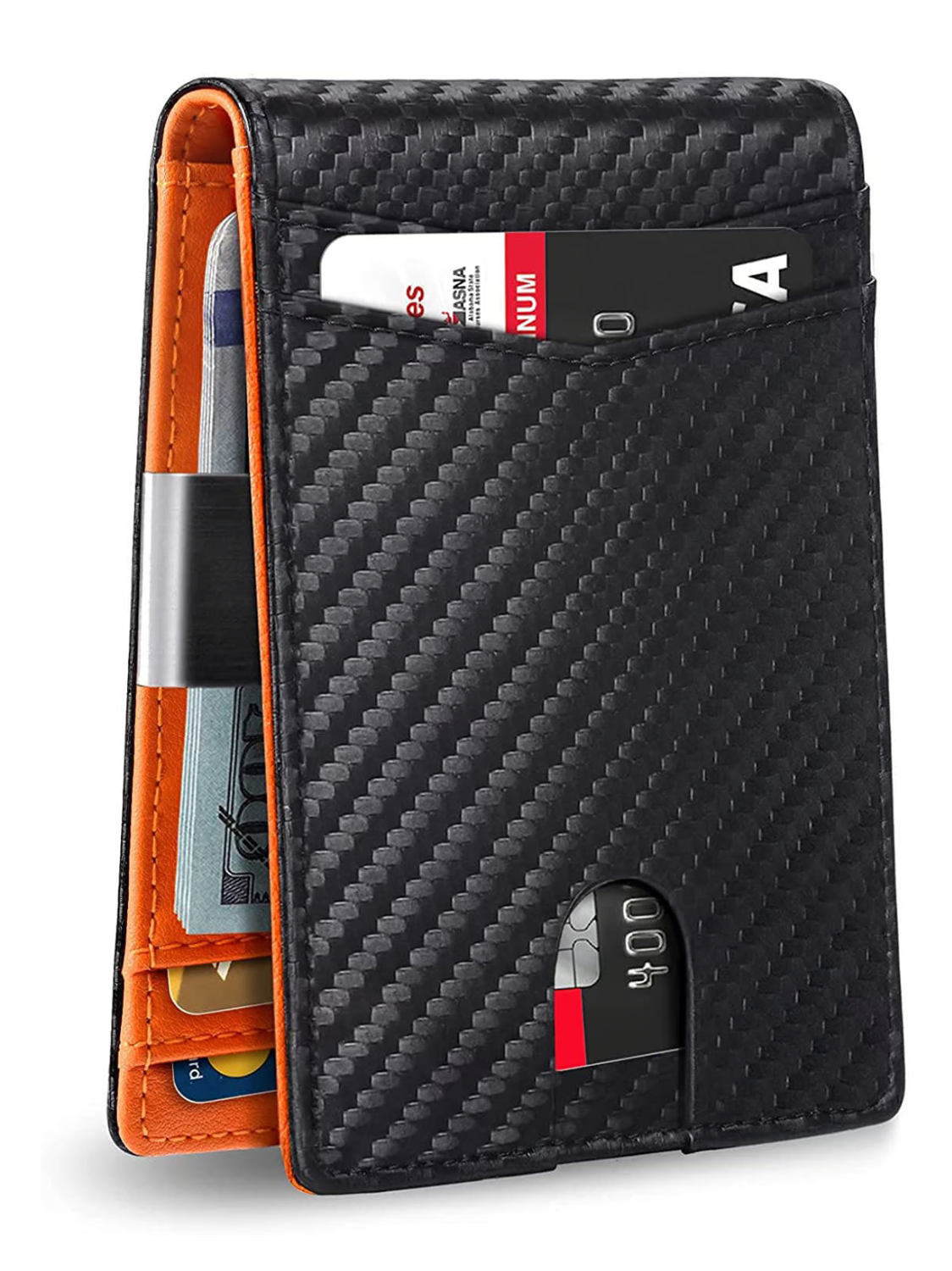 RFID Leather Wallet For Men By SafeSlim Ultra Compact