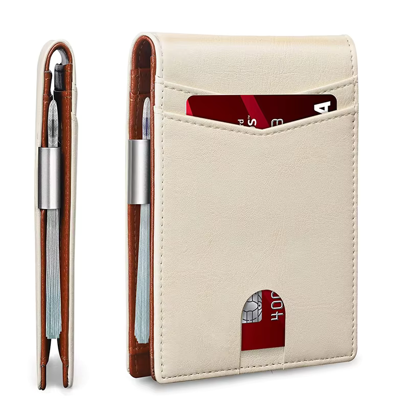 RFID Leather Wallet For Men By SafeSlim Ultra Compact