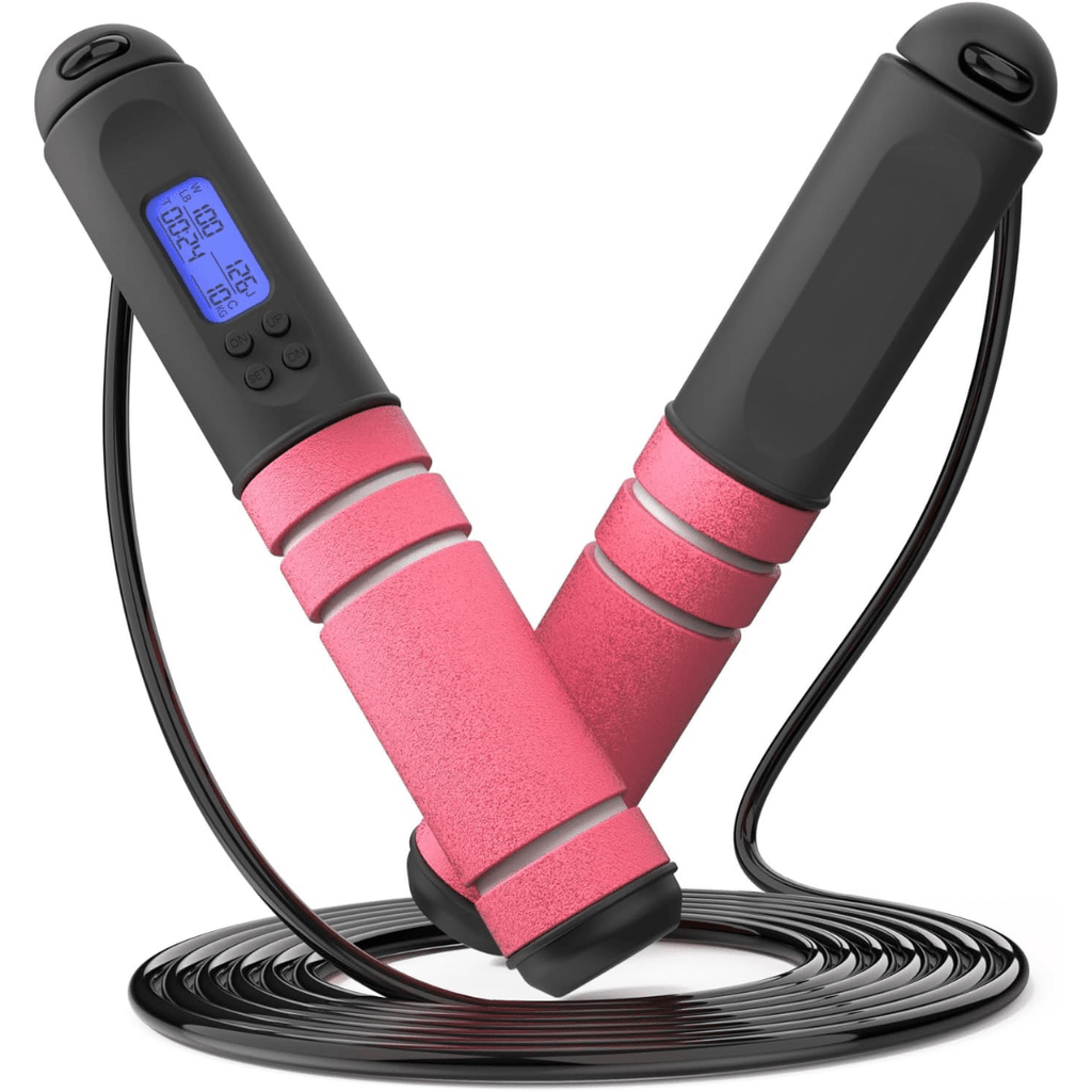حبل القفز الرقمي PulseFlex مع عداد السعرات الحرارية لعشاق اللياقة البدنية