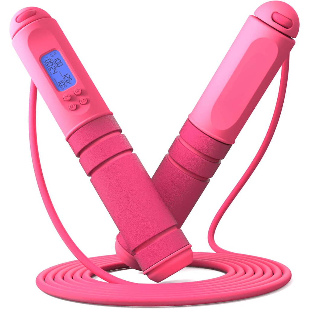 حبل القفز الرقمي PulseFlex مع عداد السعرات الحرارية لعشاق اللياقة البدنية