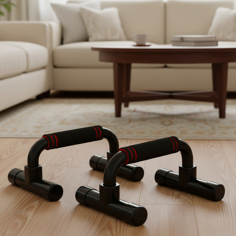 Barras de Flexão Ergonómicas PivotFlex para Fitness Doméstico Amigo das Articulações