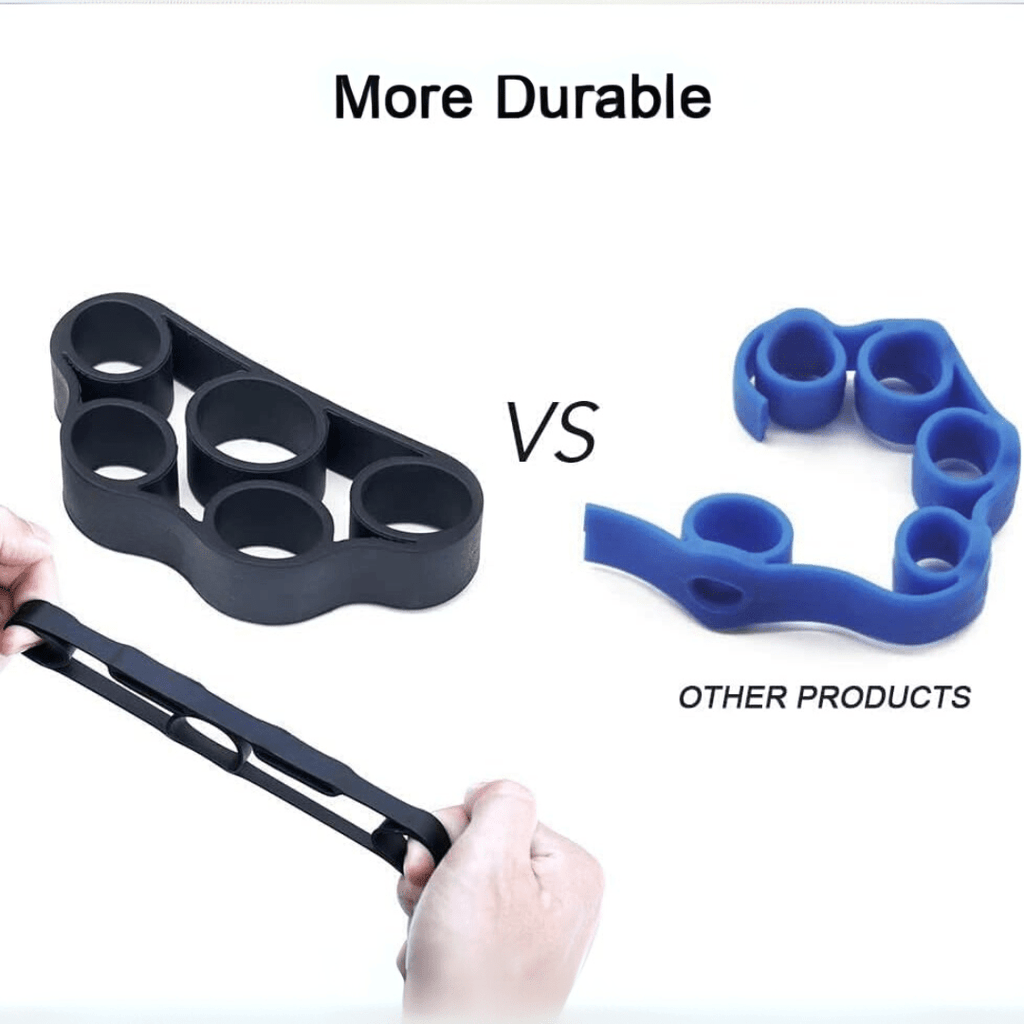 Parmak ve Önkol Gücü İçin Sporculara Özel 4'lü FlexGrip El Güçlendirici Seti