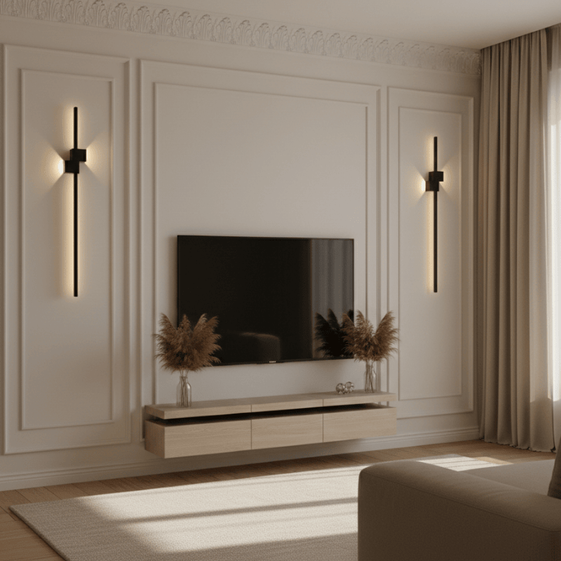 Luz de Parede LED Glowline Elegante para Ambiente Estiloso