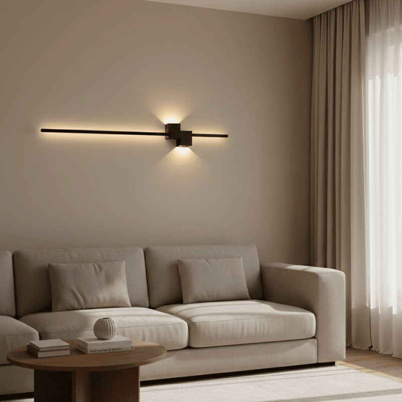 Luz de Parede LED Glowline Elegante para Ambiente Estiloso