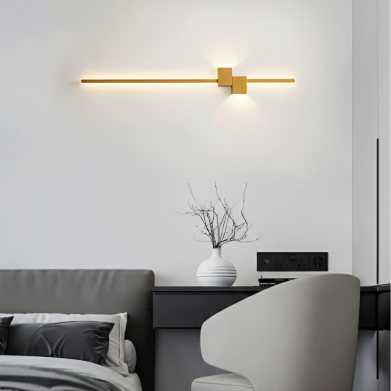Luz de Parede LED Glowline Elegante para Ambiente Estiloso