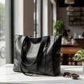 Shoulder Bag In Genuine Leather Vintage Charm Polished Finish