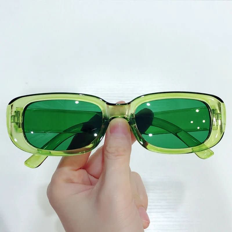 Sluneční brýle NovaVista v retro stylu, obdélníkové, s ochranou UV400 pro ženy