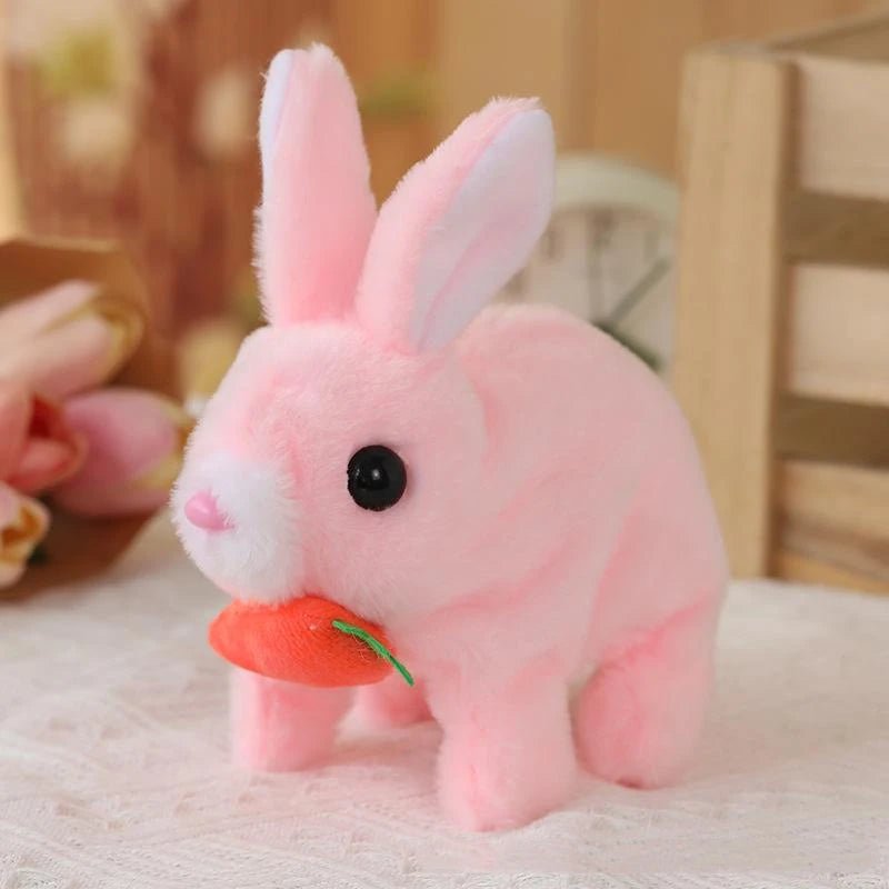 CuddleBloom Brinquedo Realista de Coelho com Movimentos e Sons Realistas para Crianças