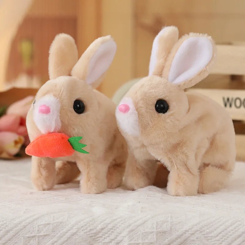 CuddleBloom Brinquedo Realista de Coelho com Movimentos e Sons Realistas para Crianças