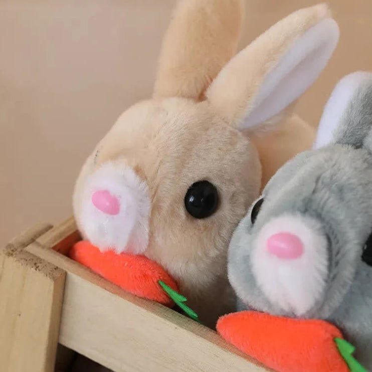 CuddleBloom Brinquedo Realista de Coelho com Movimentos e Sons Realistas para Crianças