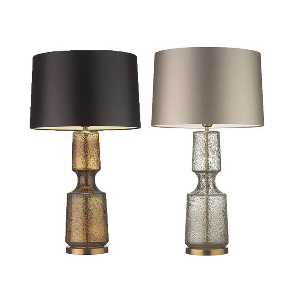 Aurora metall- og glassbordlampe for hjem og kontor med myk stemningsbelysning