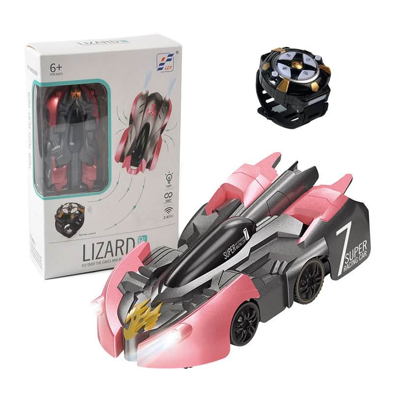 AeroGrip RC Stuntbil for vegger og tak med sugeteknologi for barn