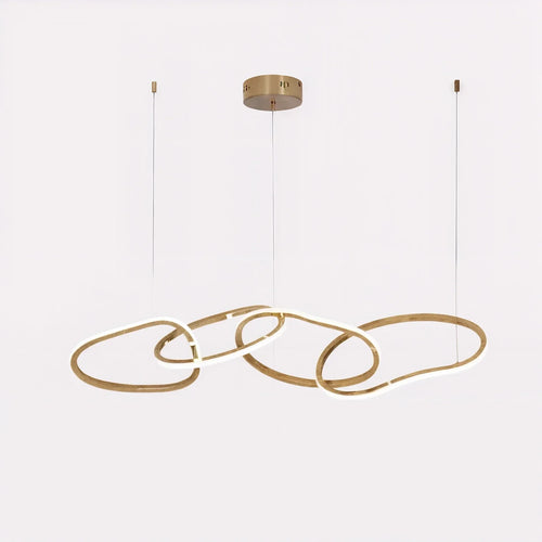 Lámpara de araña moderna y elegante AureaLume para iluminación estilizada del hogar