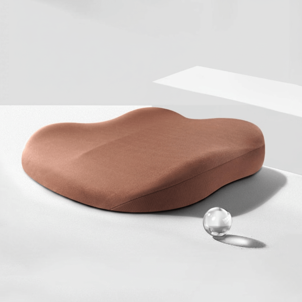 SitSmart Memory Foam Cushion For Ergonomic Car Comfort On Long Drives