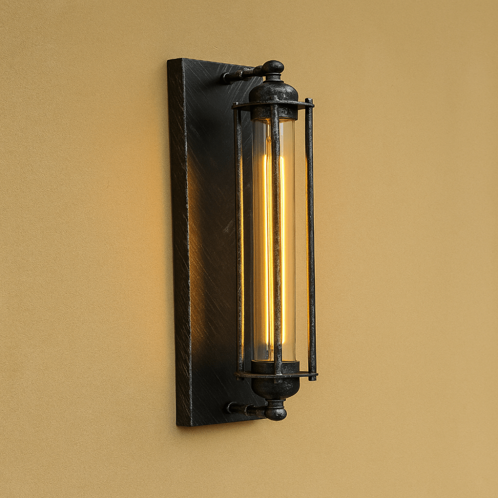 Regalight Warm Vintage Style Wall Light With Classic Metal Finish