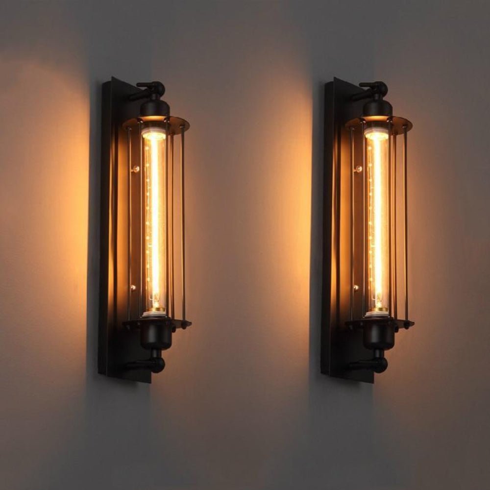 Regalight Warm Vintage Style Wall Light With Classic Metal Finish