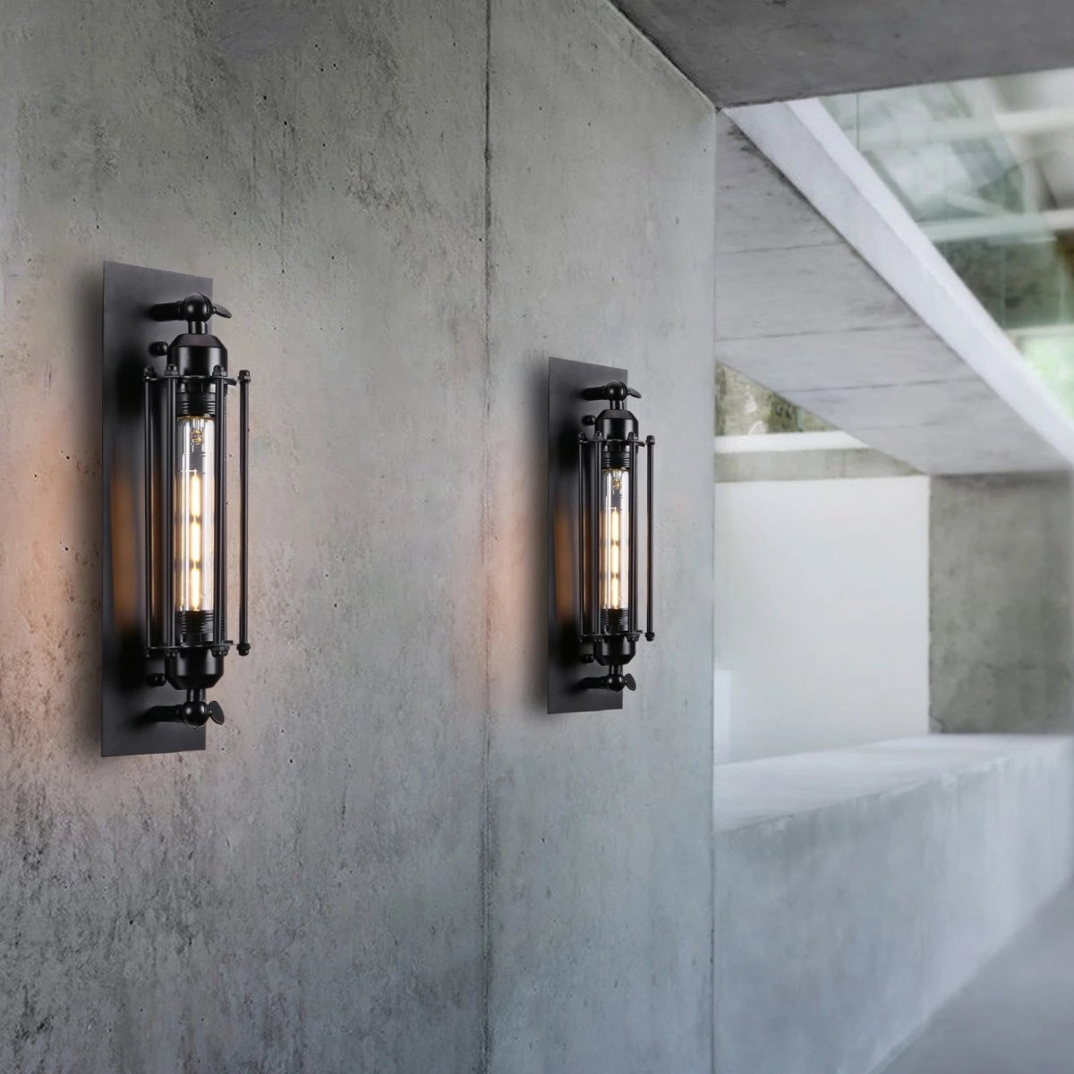 Regalight Warm Vintage Style Wall Light With Classic Metal Finish
