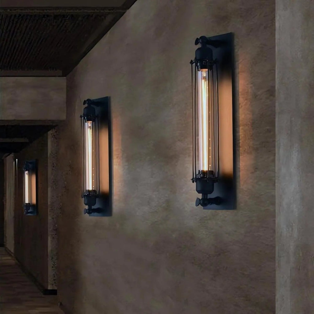Regalight Warm Vintage Style Wall Light With Classic Metal Finish