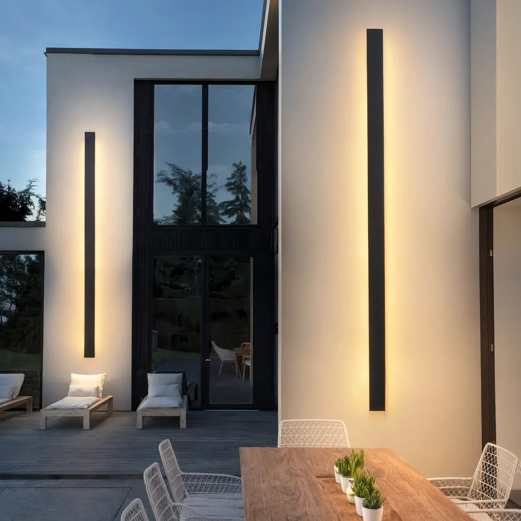 Nordelle Robustní venkovní nástěnná lampa pro elegantní atmosférické osvětlení