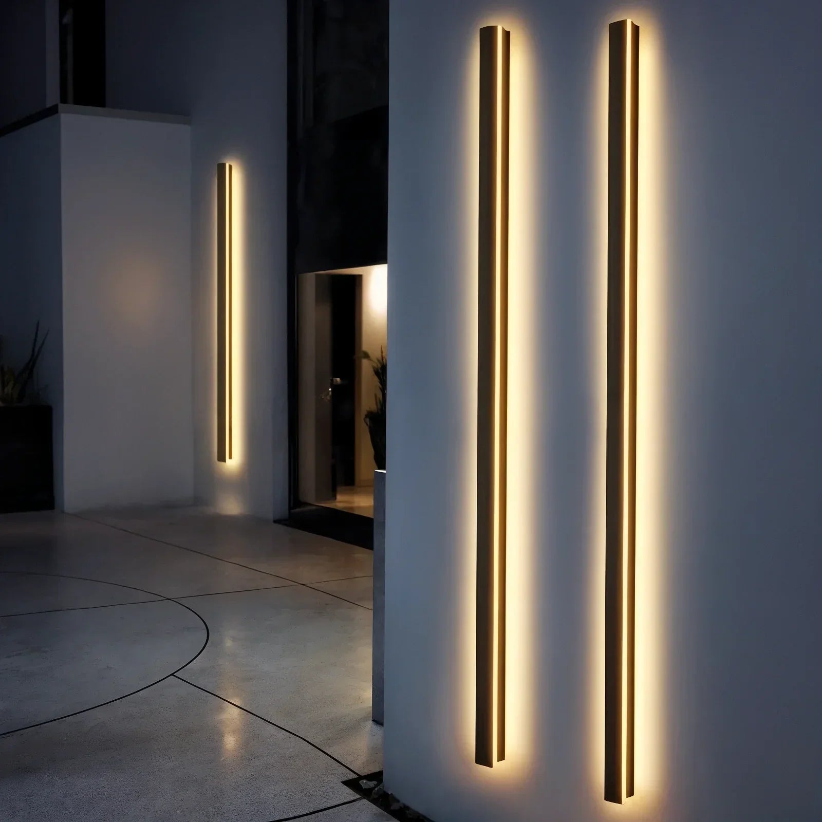 Nordelle Robustní venkovní nástěnná lampa pro elegantní atmosférické osvětlení