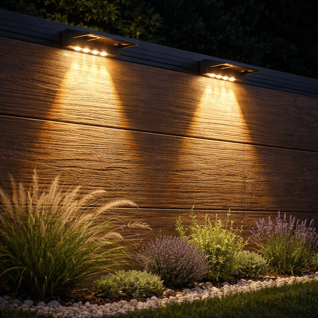 Luz Solar de Pared NovaPath para Exteriores, Brillante y Autosuficiente para Caminos
