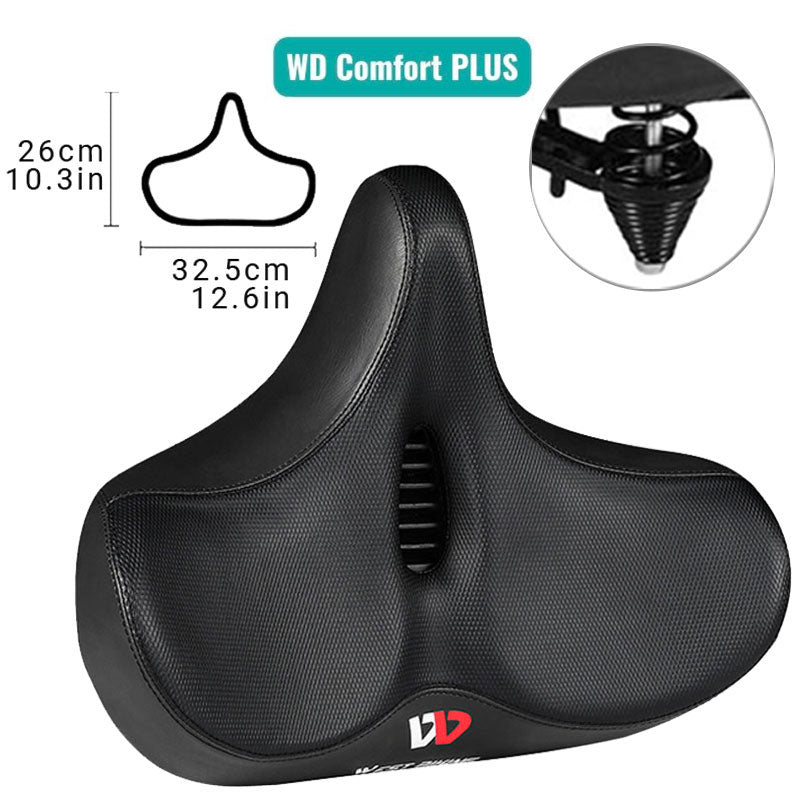 RideEase Ergonomic Extra Wide Breathable Bike Saddle