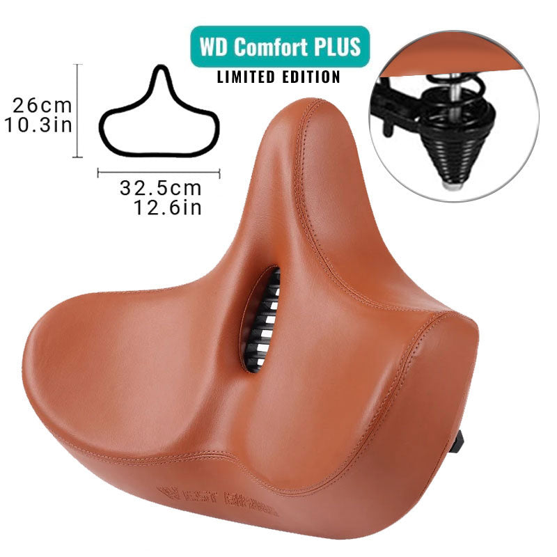 RideEase Ergonomic Extra Wide Breathable Bike Saddle