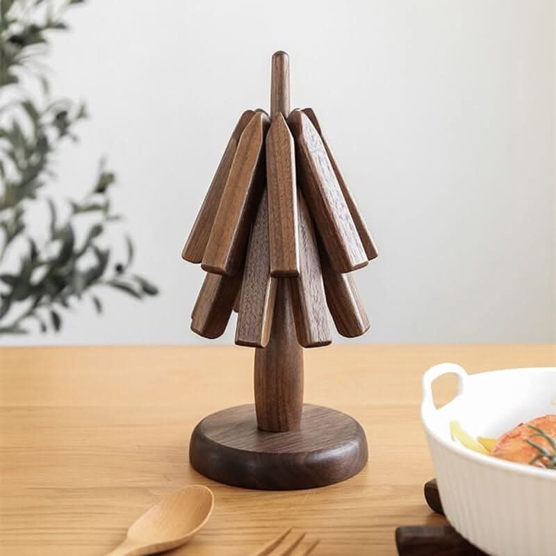 VerroLux Premium Walnut Placemats for Sophisticated Hosts