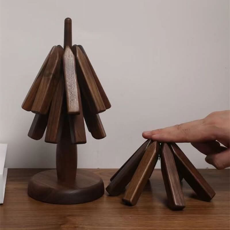VerroLux Premium Walnut Placemats for Sophisticated Hosts