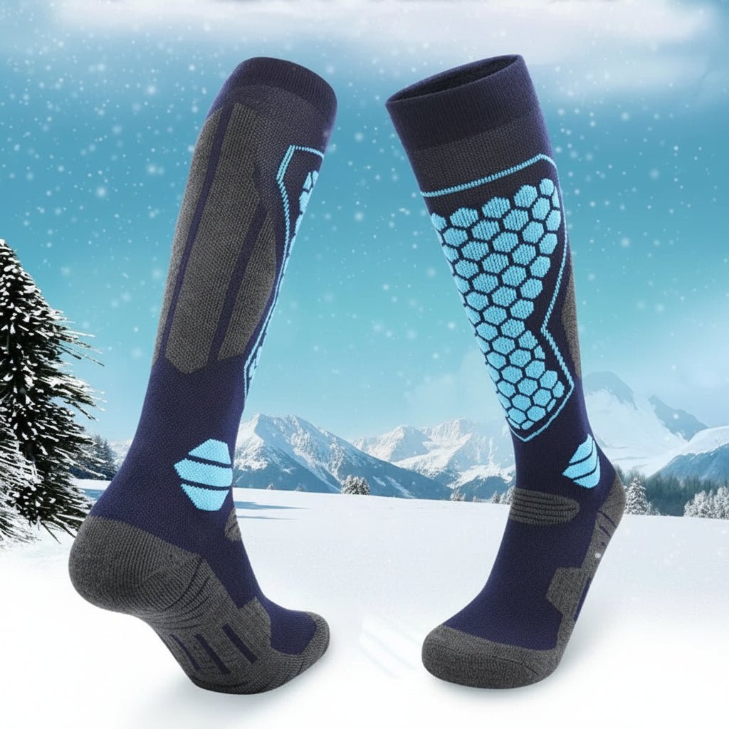 NordGuard Insulated Wool Knee-High Socks For Winter Sports Unisex Comfort