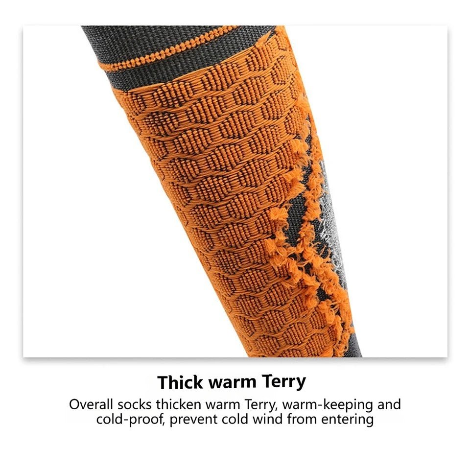 NordGuard Insulated Wool Knee-High Socks For Winter Sports Unisex Comfort