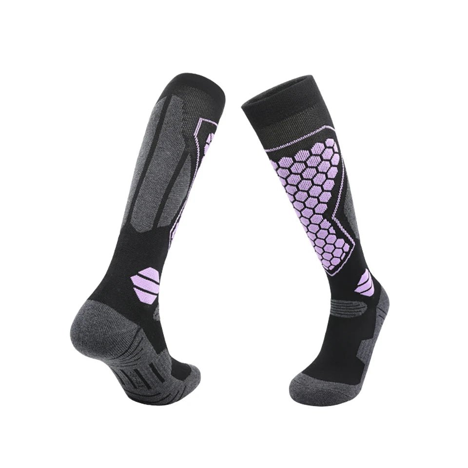 NordGuard Insulated Wool Knee-High Socks For Winter Sports Unisex Comfort