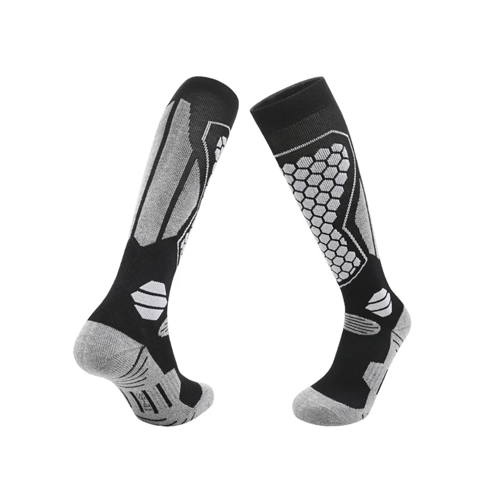 NordGuard Insulated Wool Knee-High Socks For Winter Sports Unisex Comfort