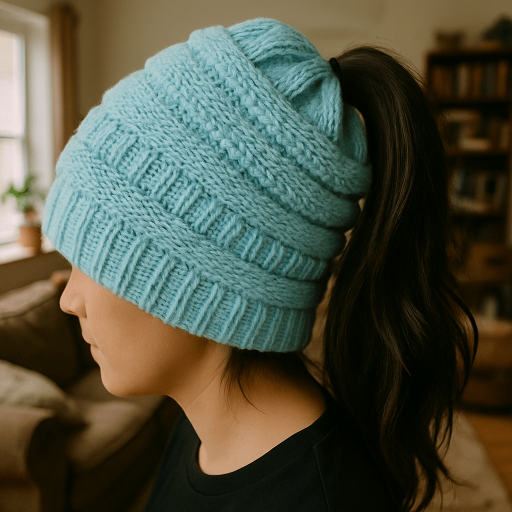 CozyWeave naisten virkattu villainen talvihattu, lämmin ja mukava rentoon ulkoiluun