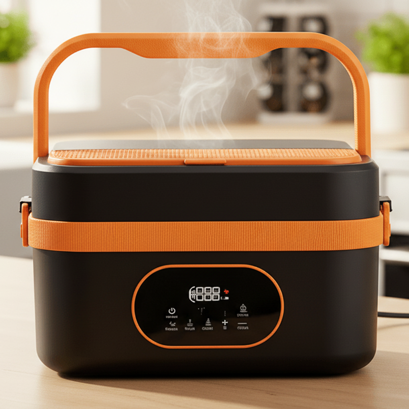 Workwarm frokostboks trådløs selvopvarmende med timer