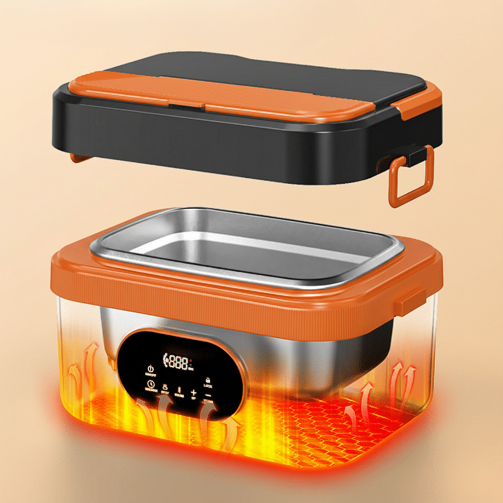 Workwarm frokostboks trådløs selvopvarmende med timer