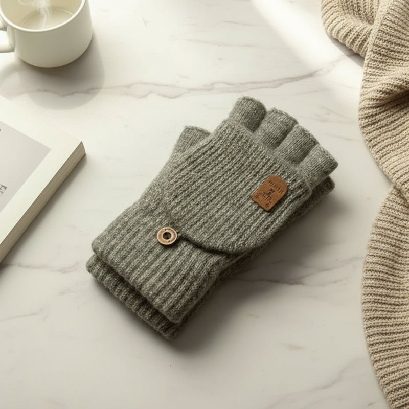 Snowhands Half-Finger Gloves For Everyday Style On The Go