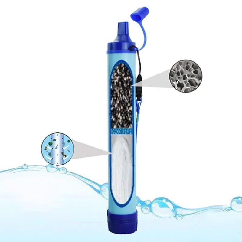 TrailGuard Survival Filter Portable Water Filter For Emergencies Outdoor Adventures