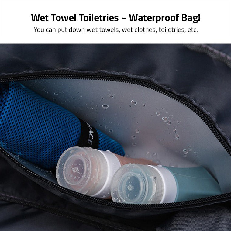 Bolsa de viaje versátil para gimnasio con múltiples bolsillos y compartimento para zapatos