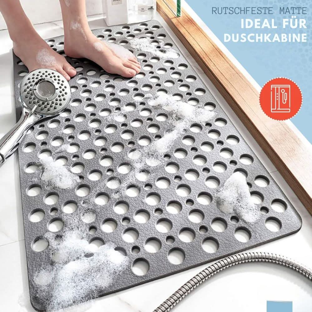 Alfombrilla de ducha Lux con agarre antideslizante para duchas higiénicas y baños seguros