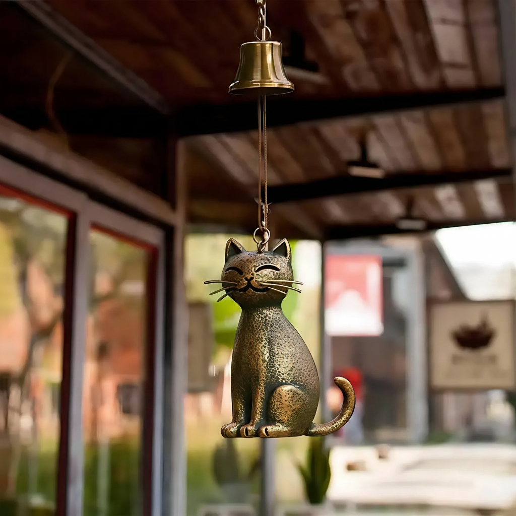 Campanella a vento Copper Paws per gatti per una casa calma e tranquilla