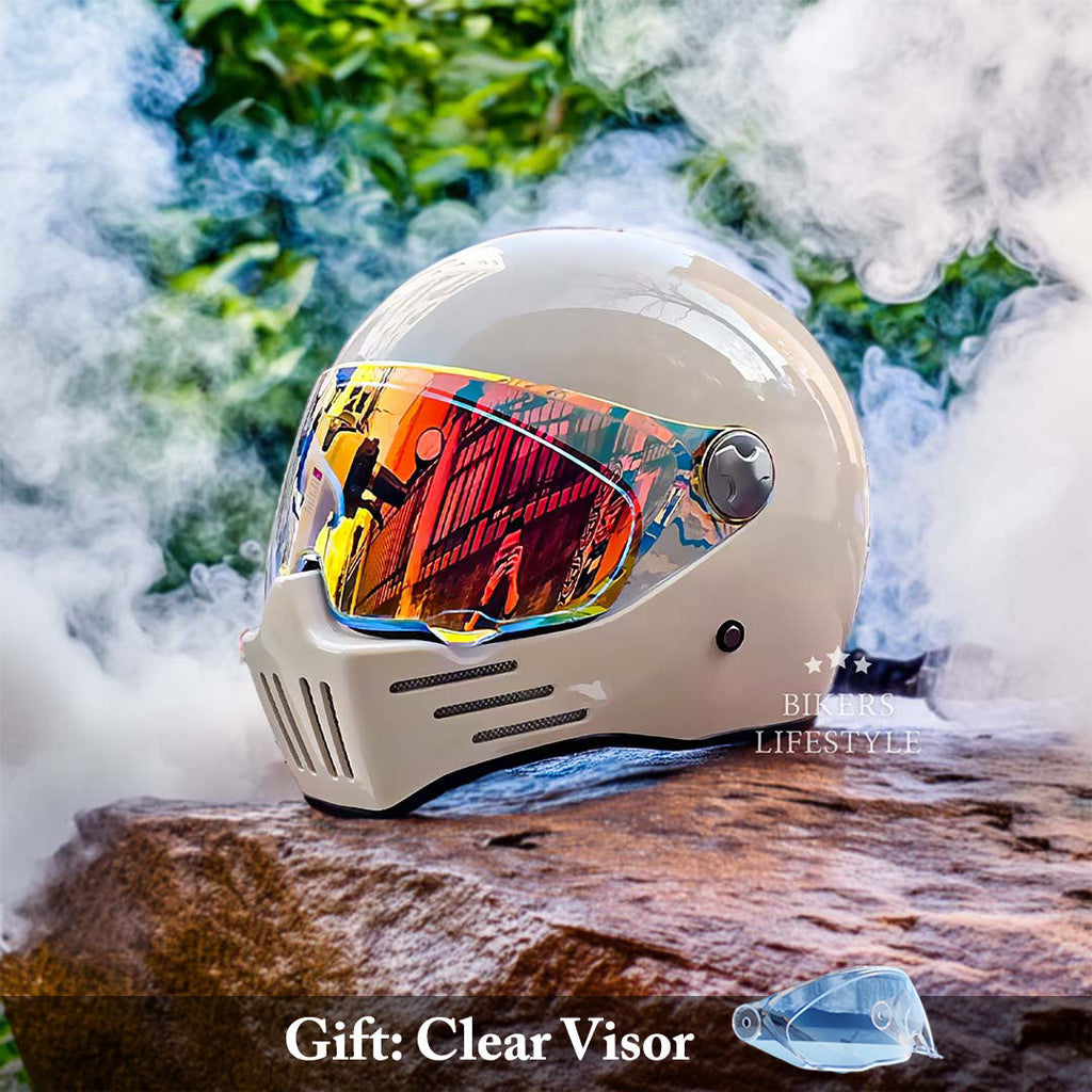 Crimson Visor Cruiser Helmet With Full Face DOT And ECE Approval