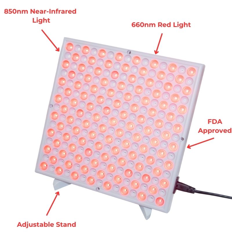 Home Stand Mounted Wellness Panel With Infrared Red Light