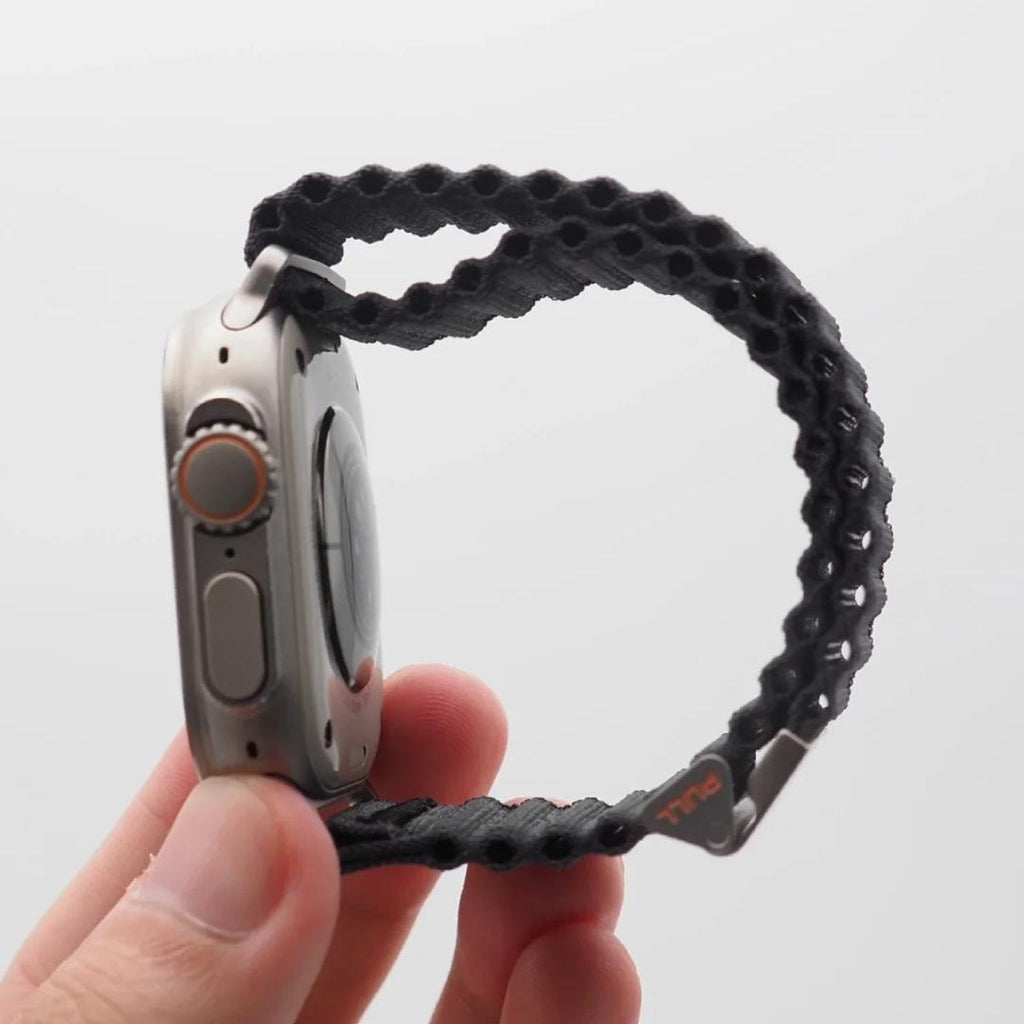 Apple Watch doppellagiges gewebtes Armband für ganztägigen Komfort