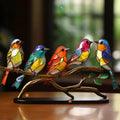 PrismBird Sunlit Window Bird Ornament That Reflects Colorful Light