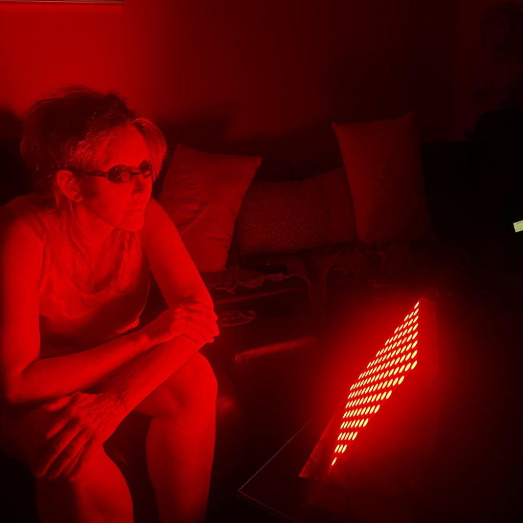 Home Stand Mounted Wellness Panel With Infrared Red Light