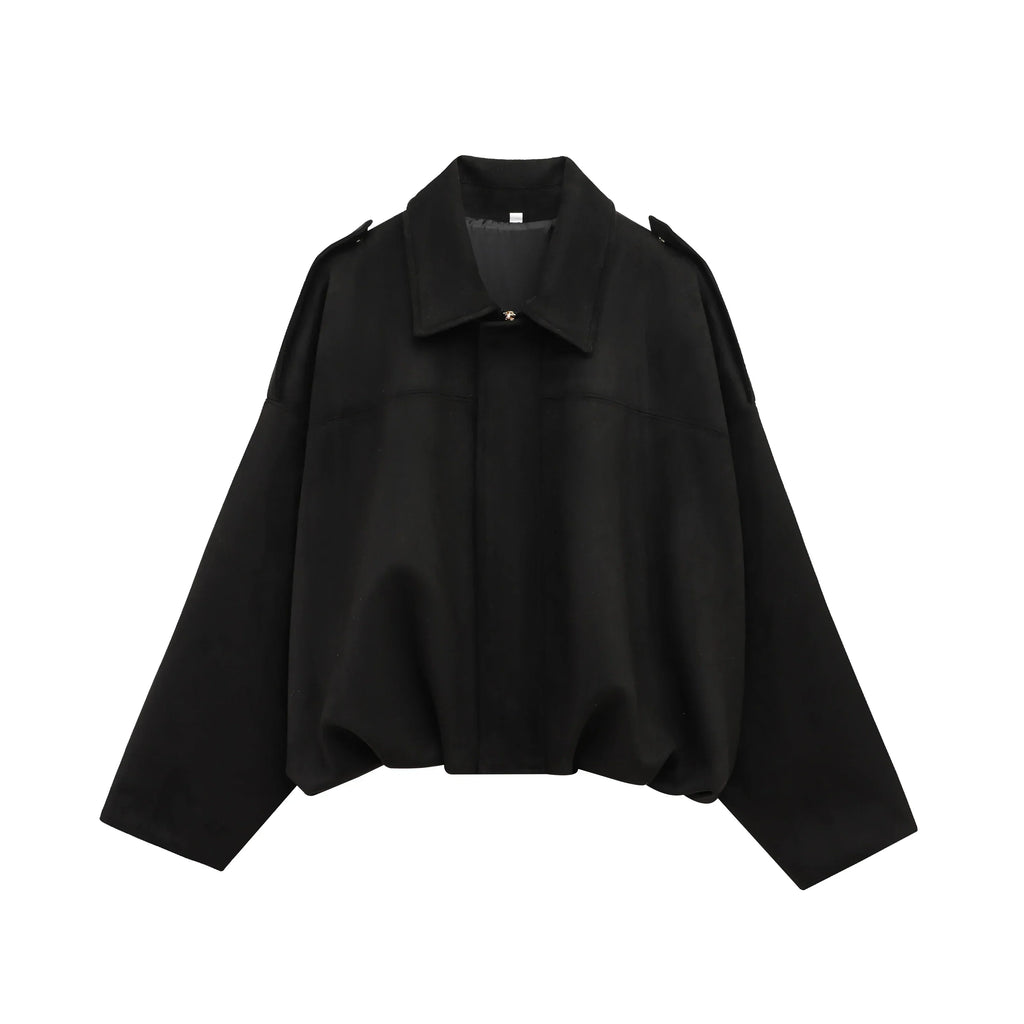 Women’s Brown And Olive Green Suede Bomber Jacket Vintage Oversized | Atiets