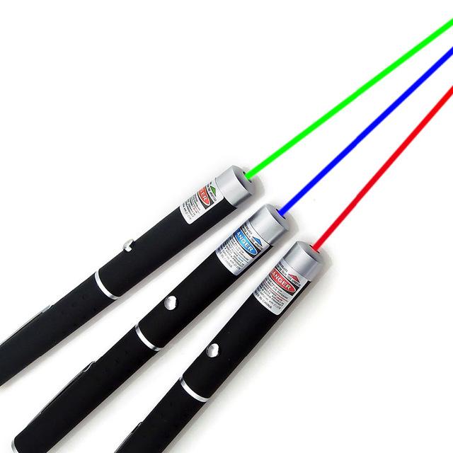 Jasny wielokolorowy wskaźnik laserowy do prezentacji na zewnątrz