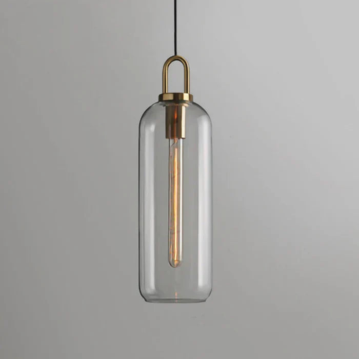 Lustră suspendată Nova Glass Stone pentru spații moderne de luat masa și living ambientale